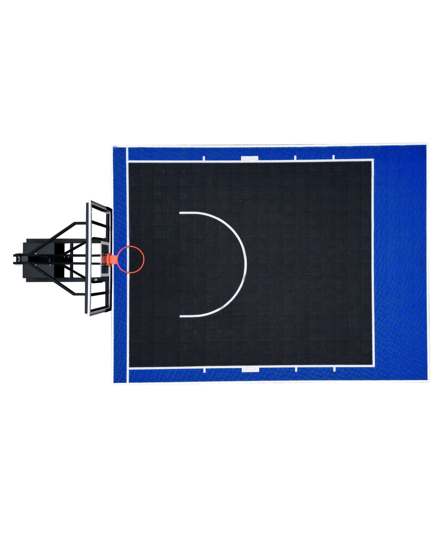 [18X24FT] Heavy-Duty Portable Adjustable Basketball Hoop With Court (SAK72980)