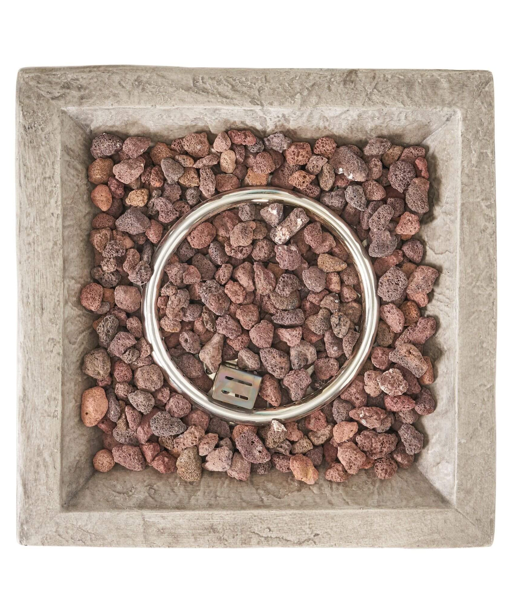 Alora 19-Inch Outdoor 40K BTU Natural Stone Fire Column (SAK36771)