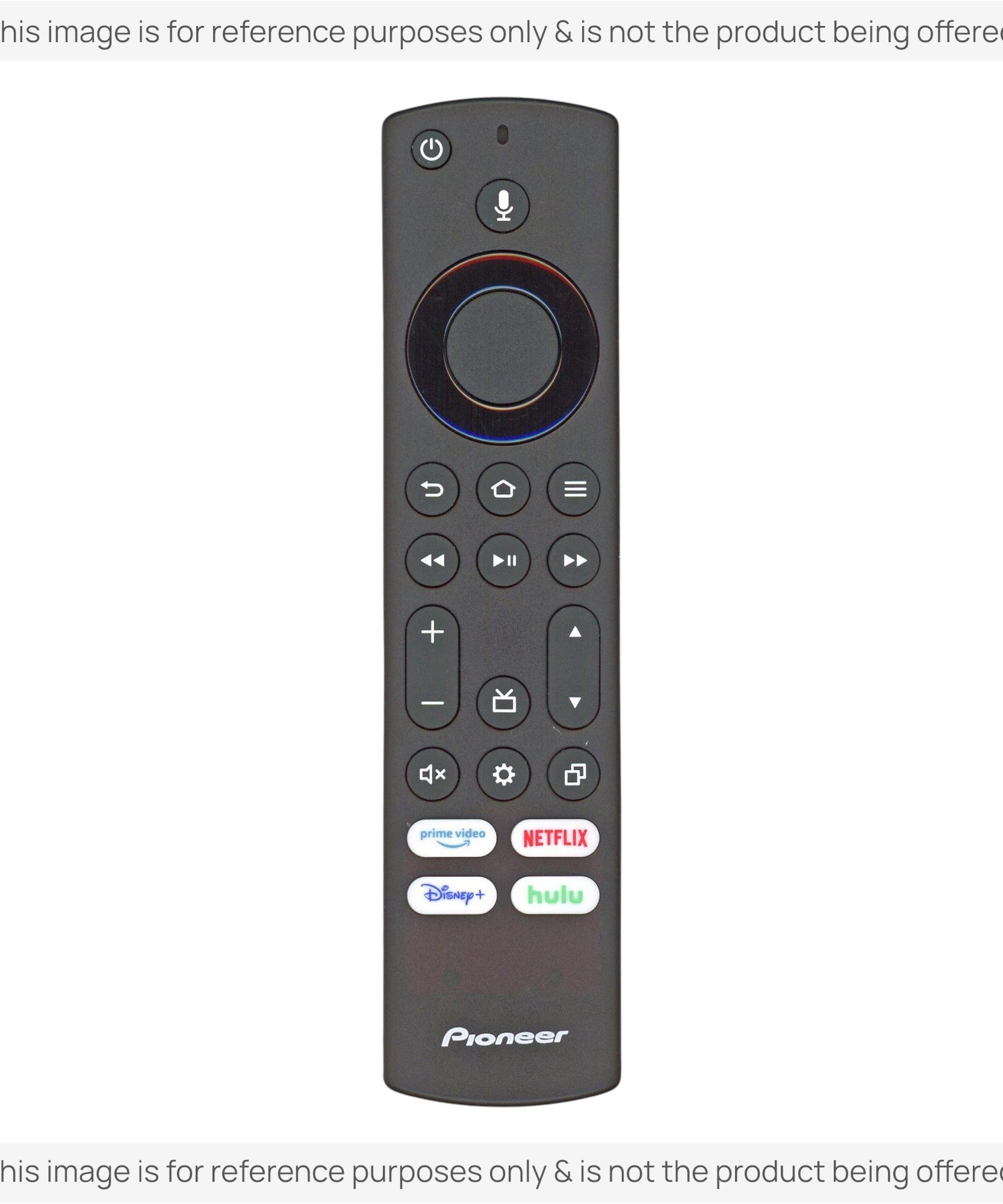Substitute for Pioneer CP-RC1NA-22 Fire TV Remote Control with Voice 1T860000K00 [NSRCFNA21]