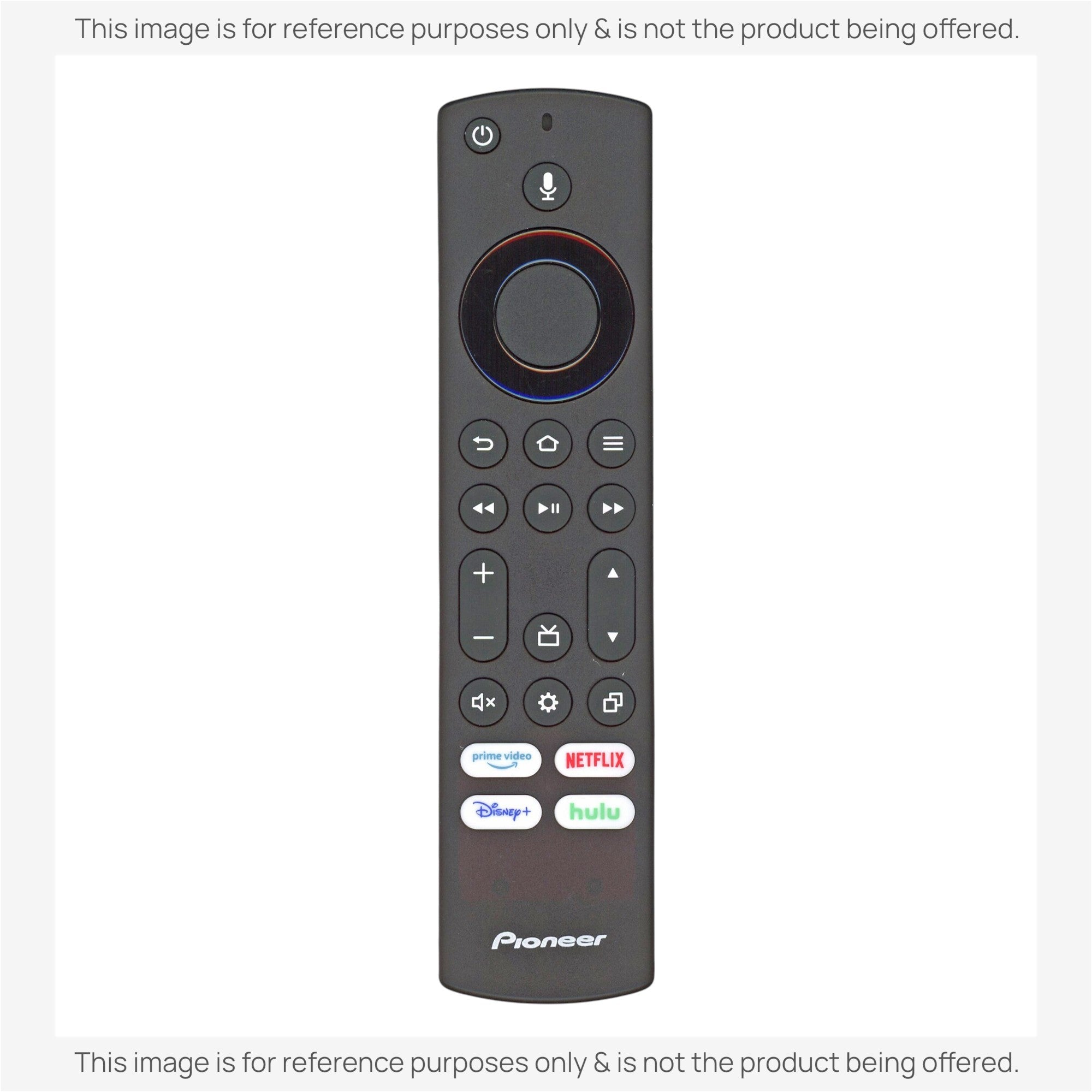 Substitute for Pioneer CP-RC1NA-22 Fire TV Remote Control with Voice 1T860000K00 [NSRCFNA21]