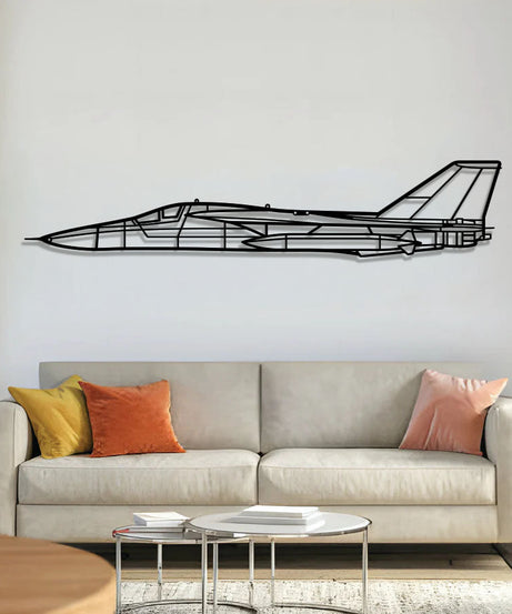F-111 Aardvark Metallflugzeug Wandkunst - NCP0083