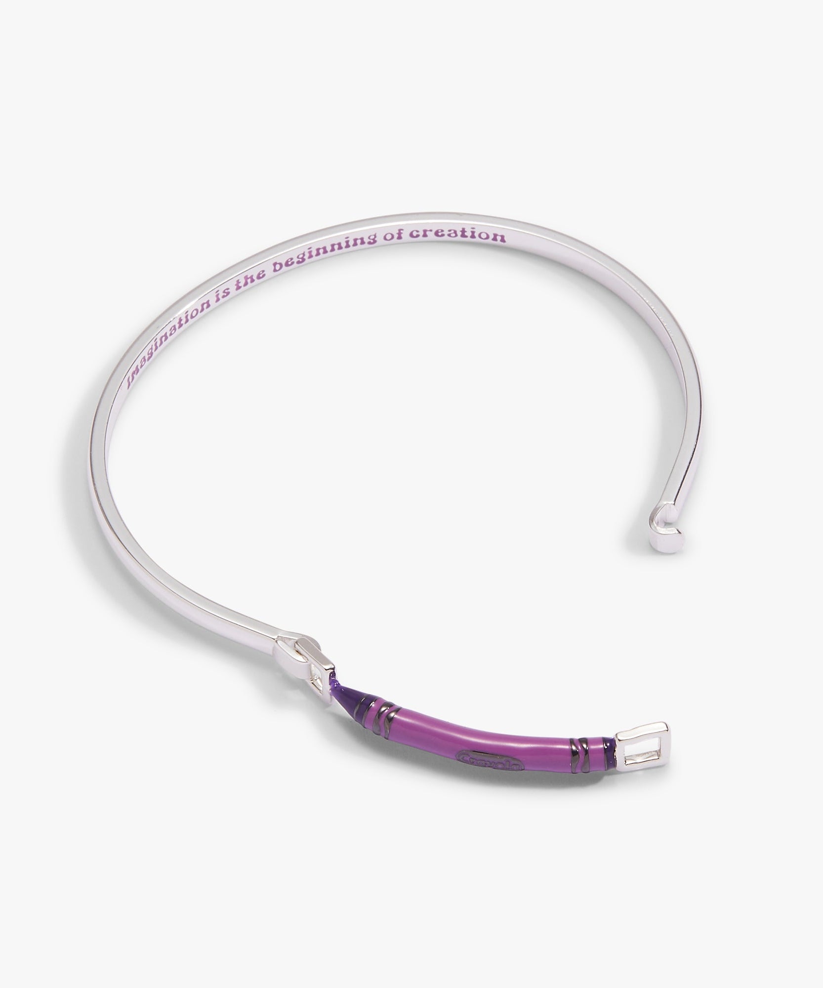 Crayola Royal Purple Crayon Tension Bangle