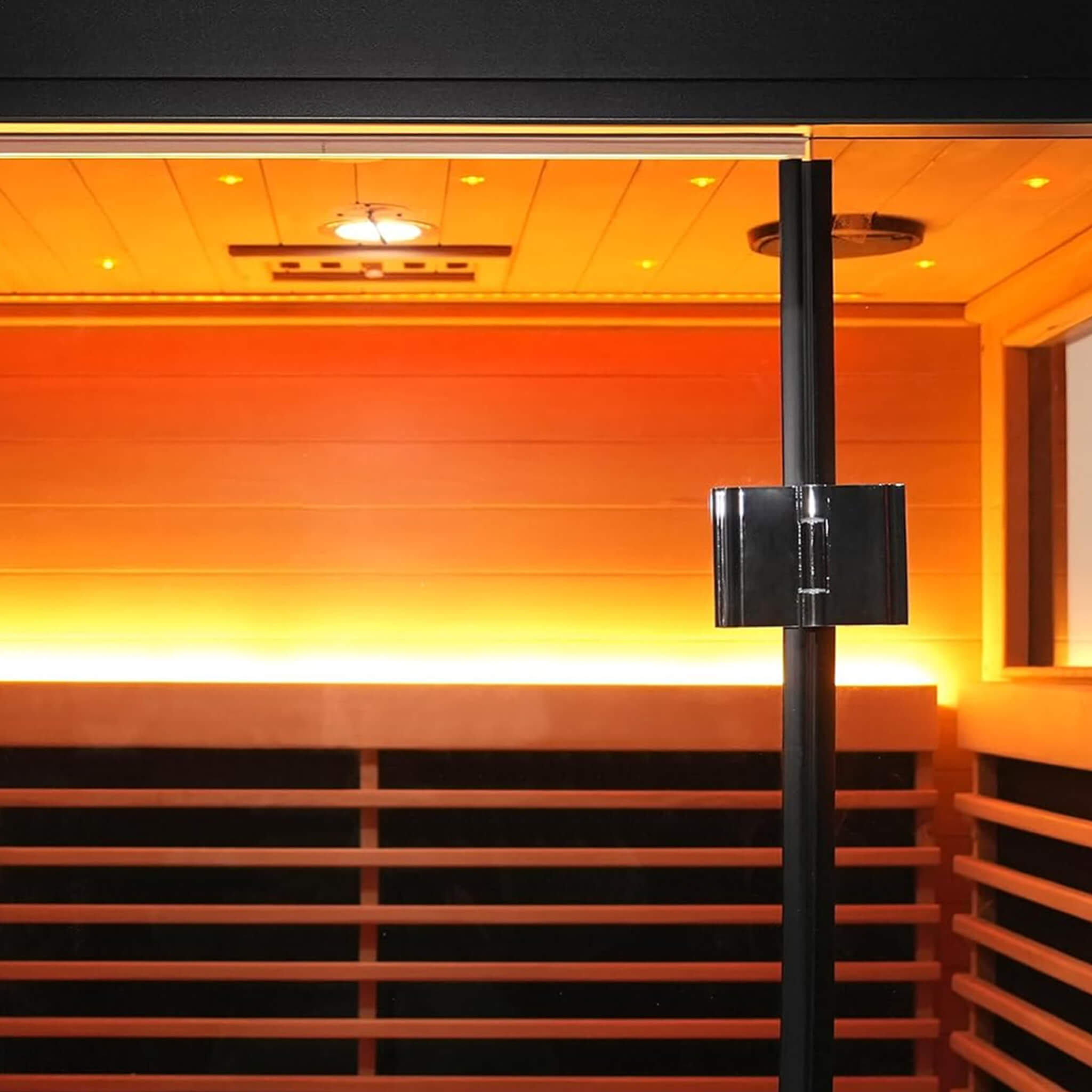 Thermora Lugano 2-Person Outdoor Full-Spectrum Infrared Sauna With Aluminum Alloy Exterior & WiFi (SAK14973)