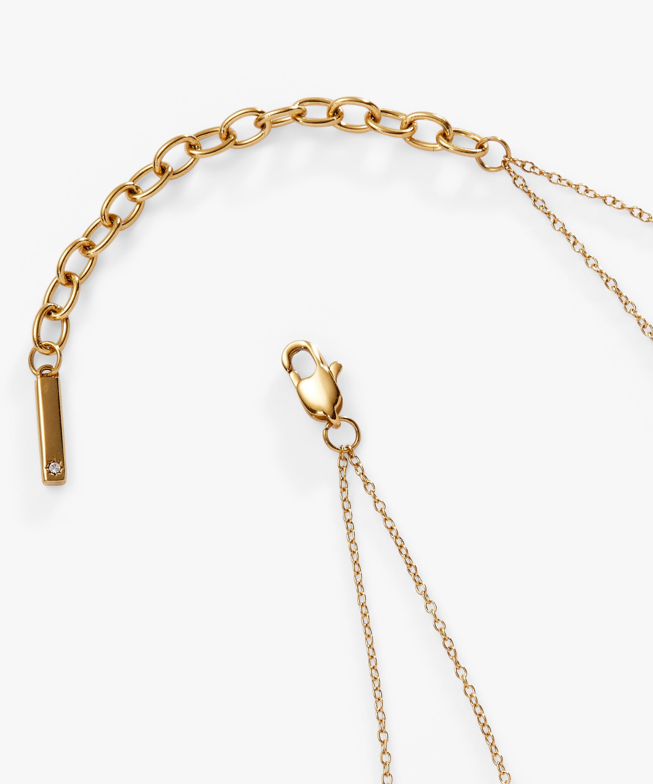 Double-Layer Crystal Necklace