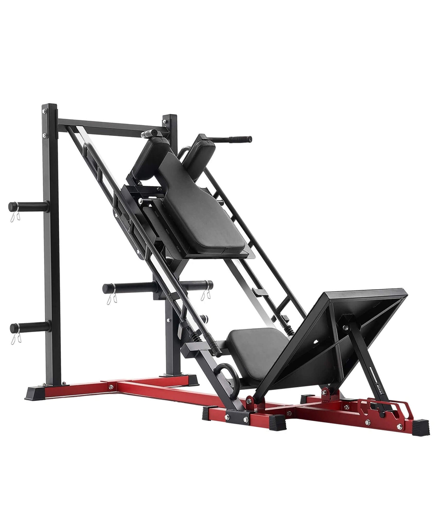 Rovix 2000LBS Adjustable Leg Press And Hack Squat Machine For Home Gym Workouts (SAK53148)