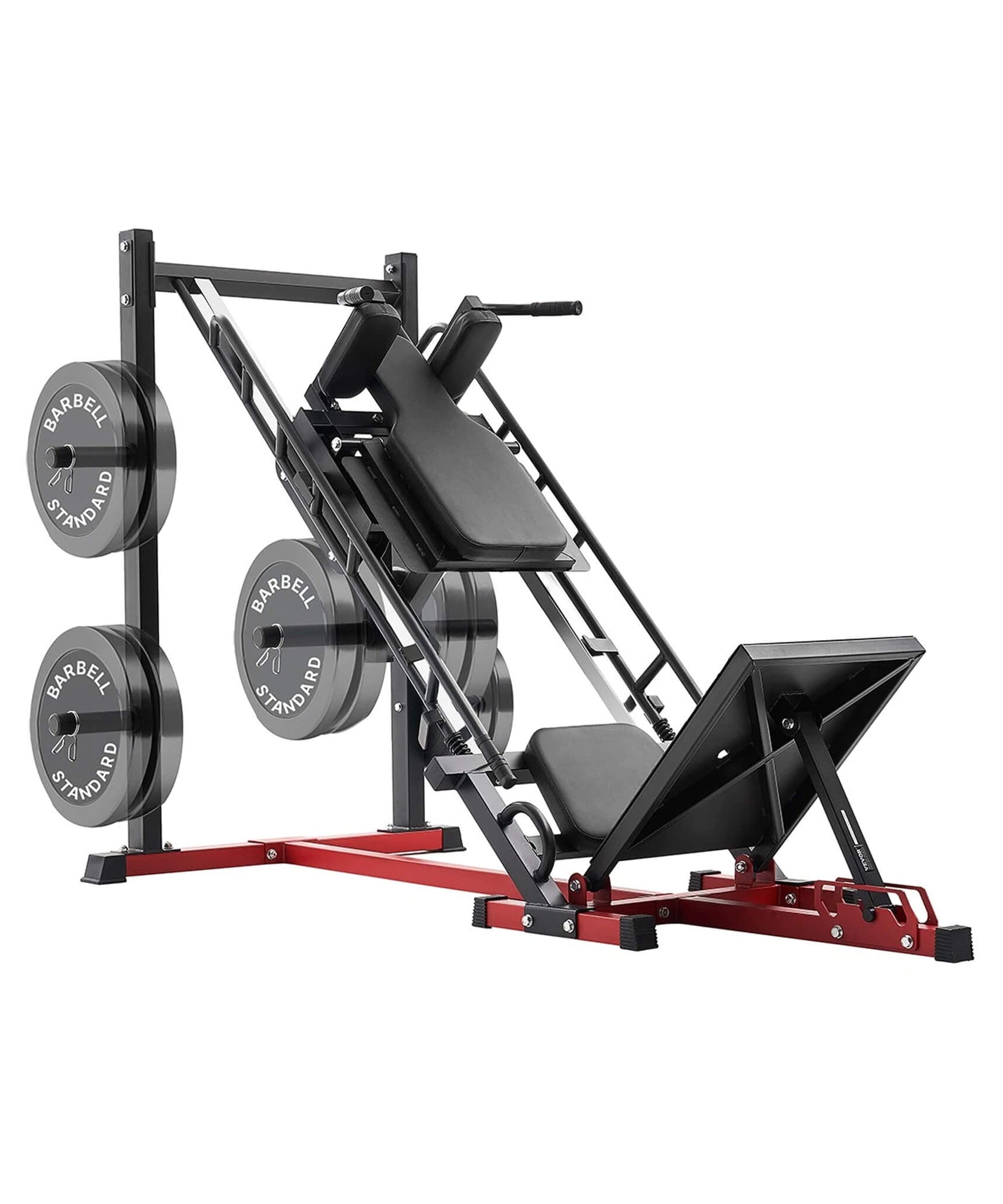 Rovix 2000LBS Adjustable Leg Press And Hack Squat Machine For Home Gym Workouts (SAK53148)