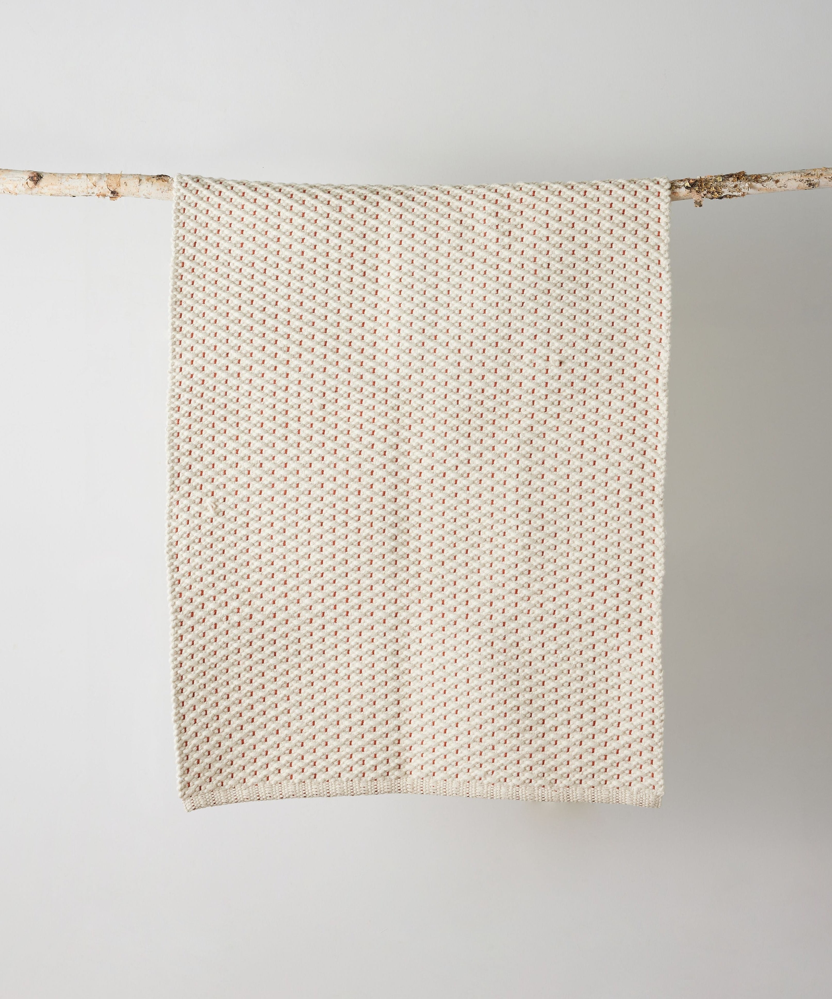 Terracotta Luxe Hand-Loomed Cotton Twill Mat
