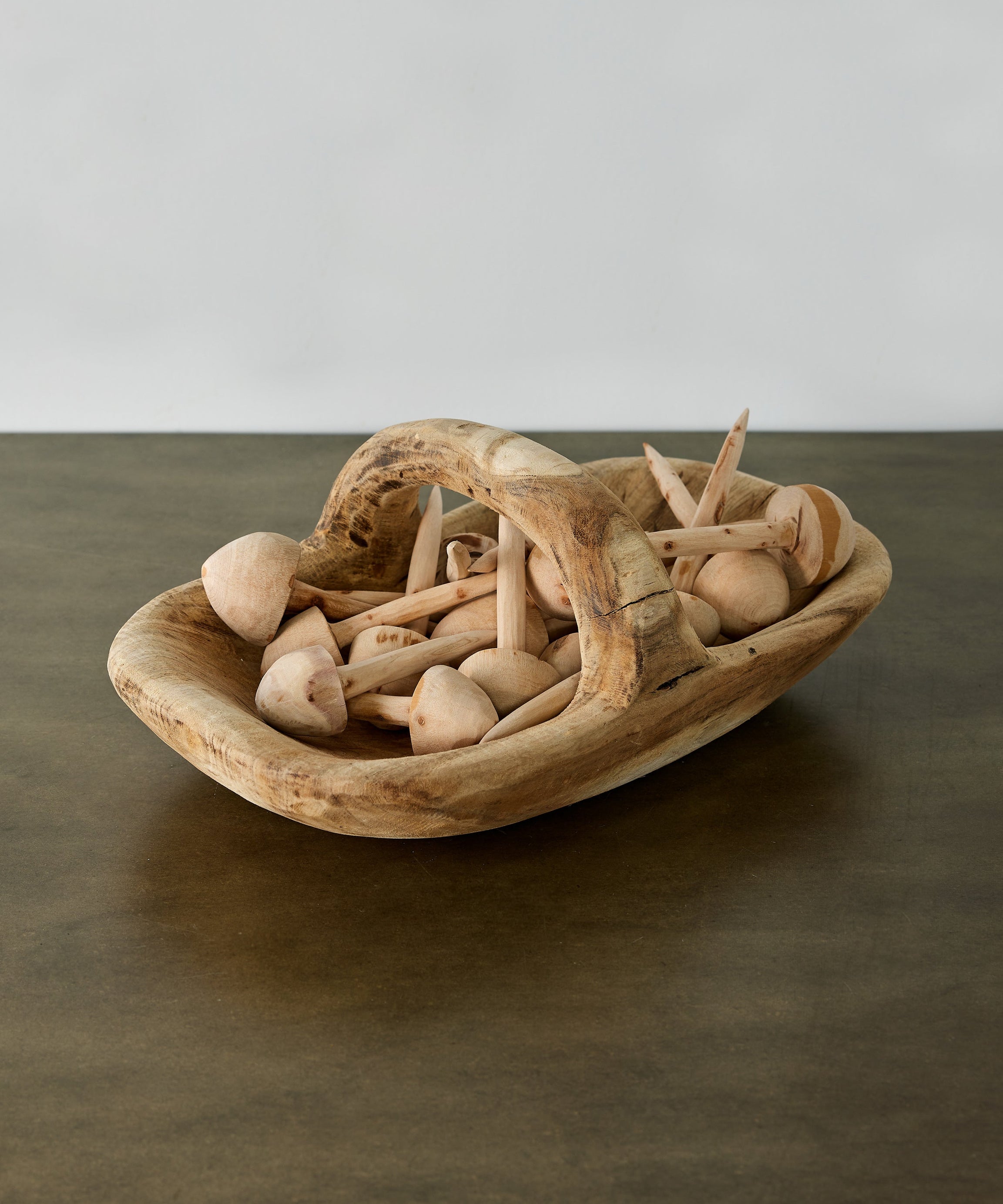 Wooden Mushroom Garden Stick