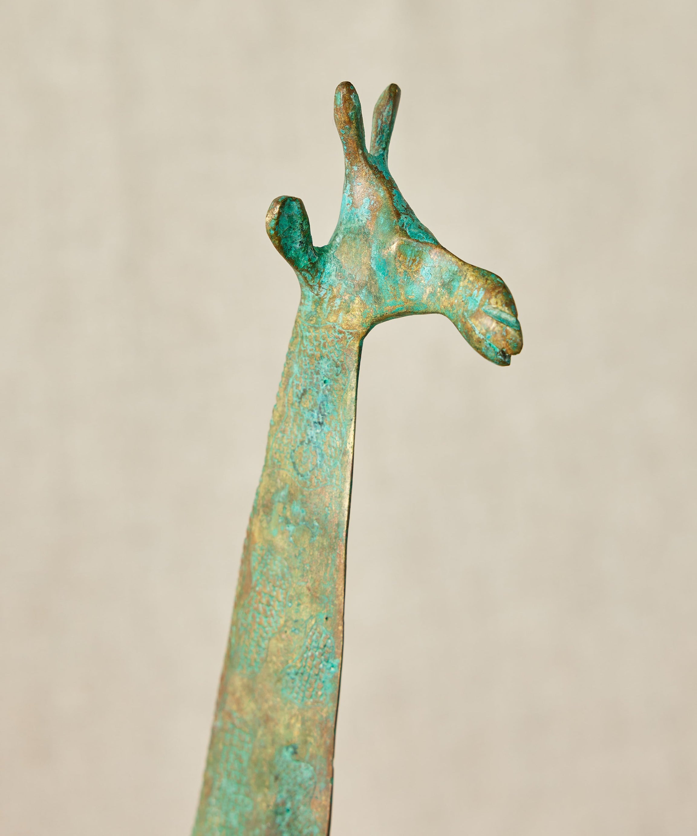Tuareg Brass Giraffes Figurines