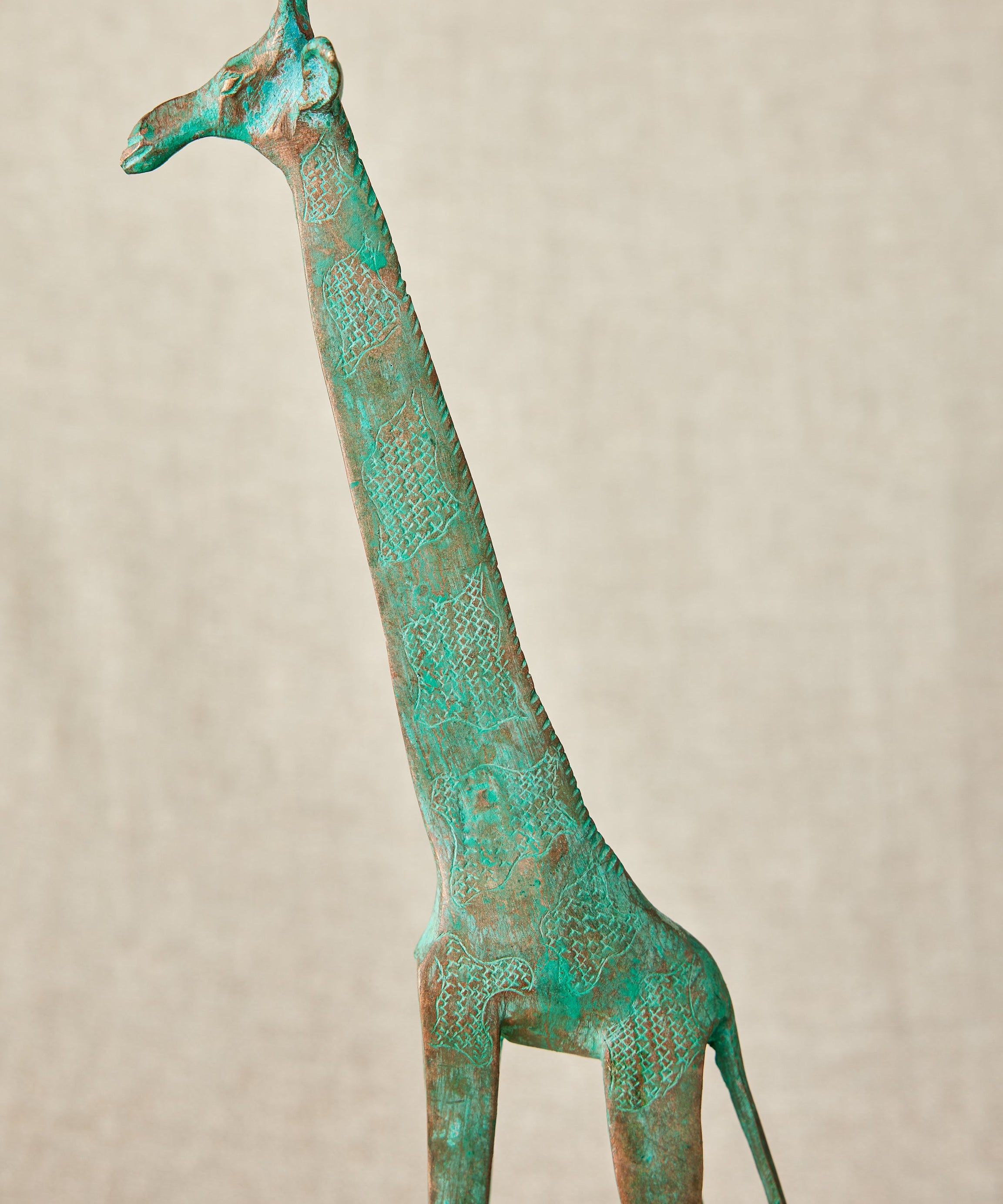 Tuareg Brass Giraffes Figurines
