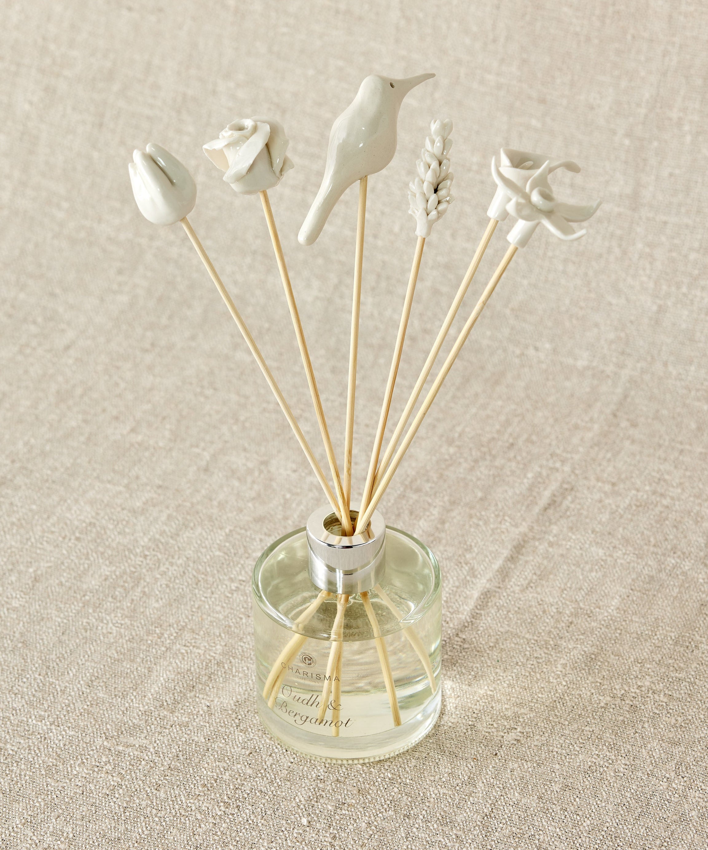 Country Flowers Bamboo Diffuser Sticks Set