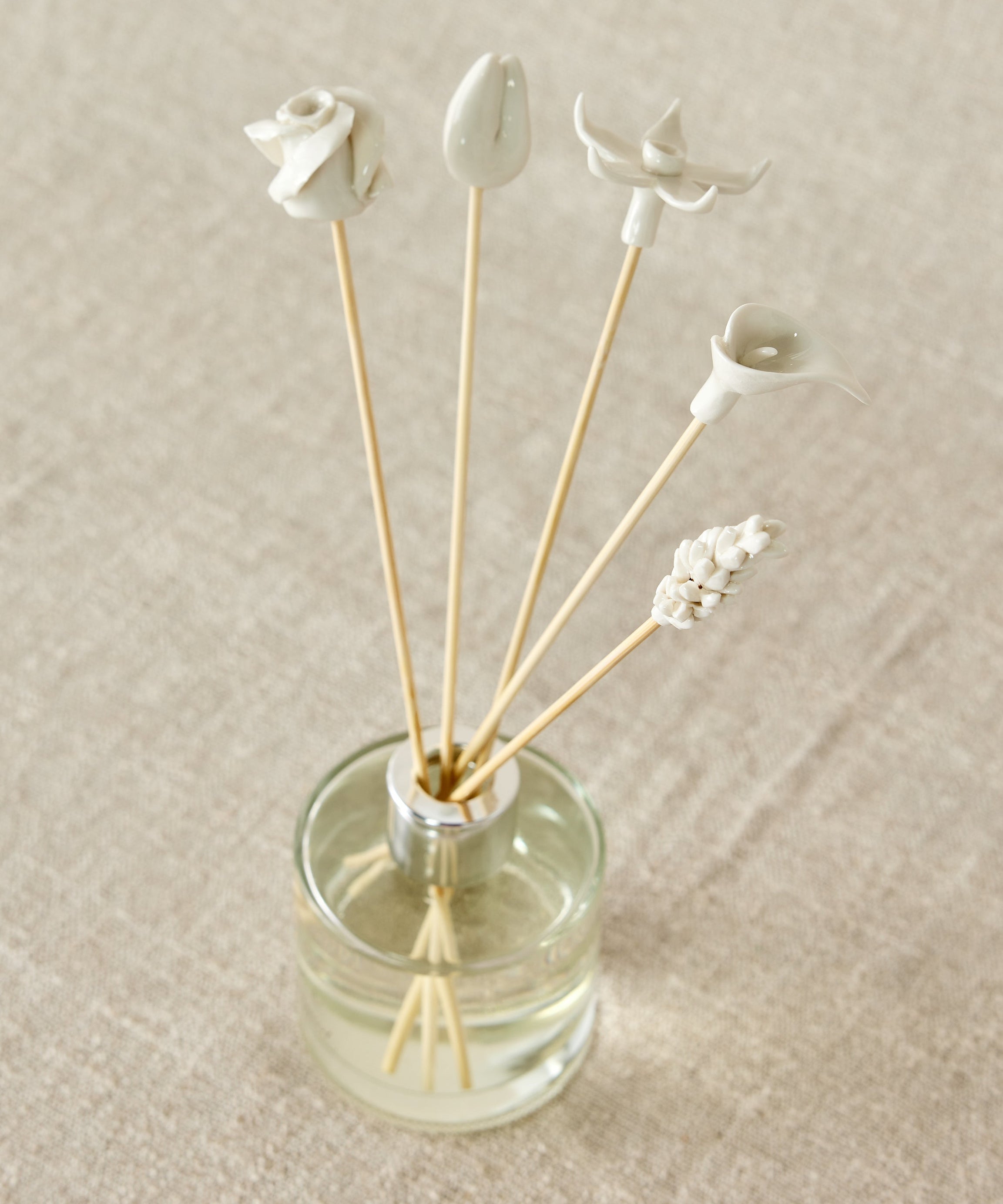 Country Flowers Bamboo Diffuser Sticks Set