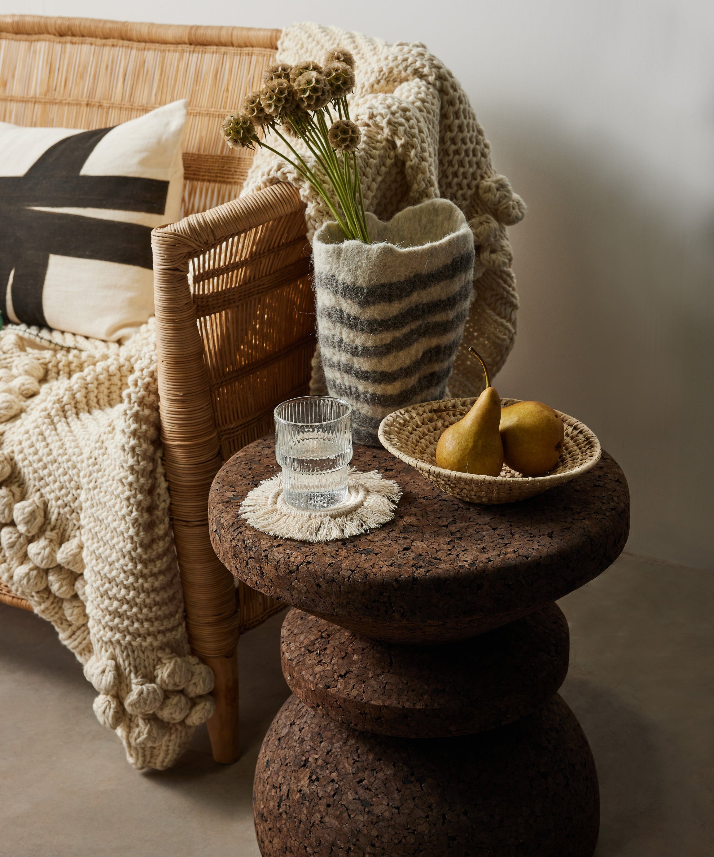 Eluka Natural Nesting Snack Basket Set of 4