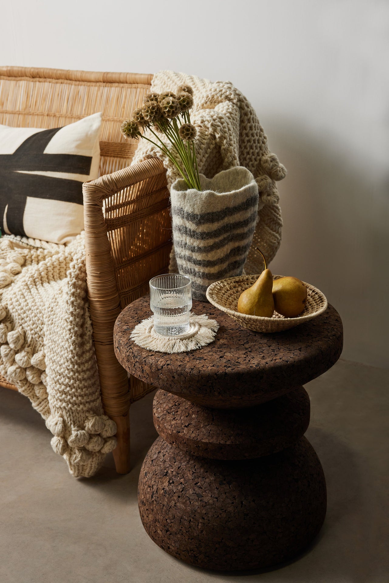 Eluka Natural Nesting Snack Basket Set of 4