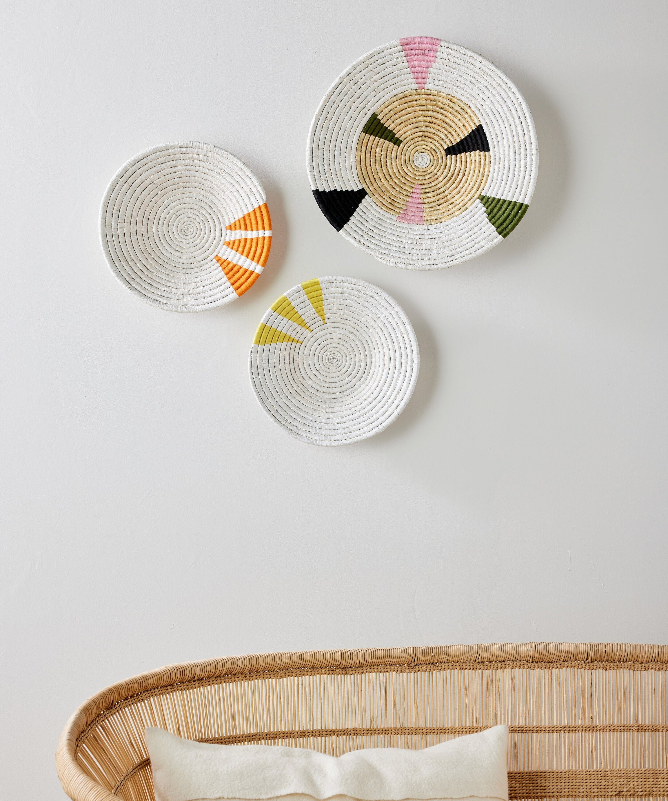 Moja Yellow Wall Basket