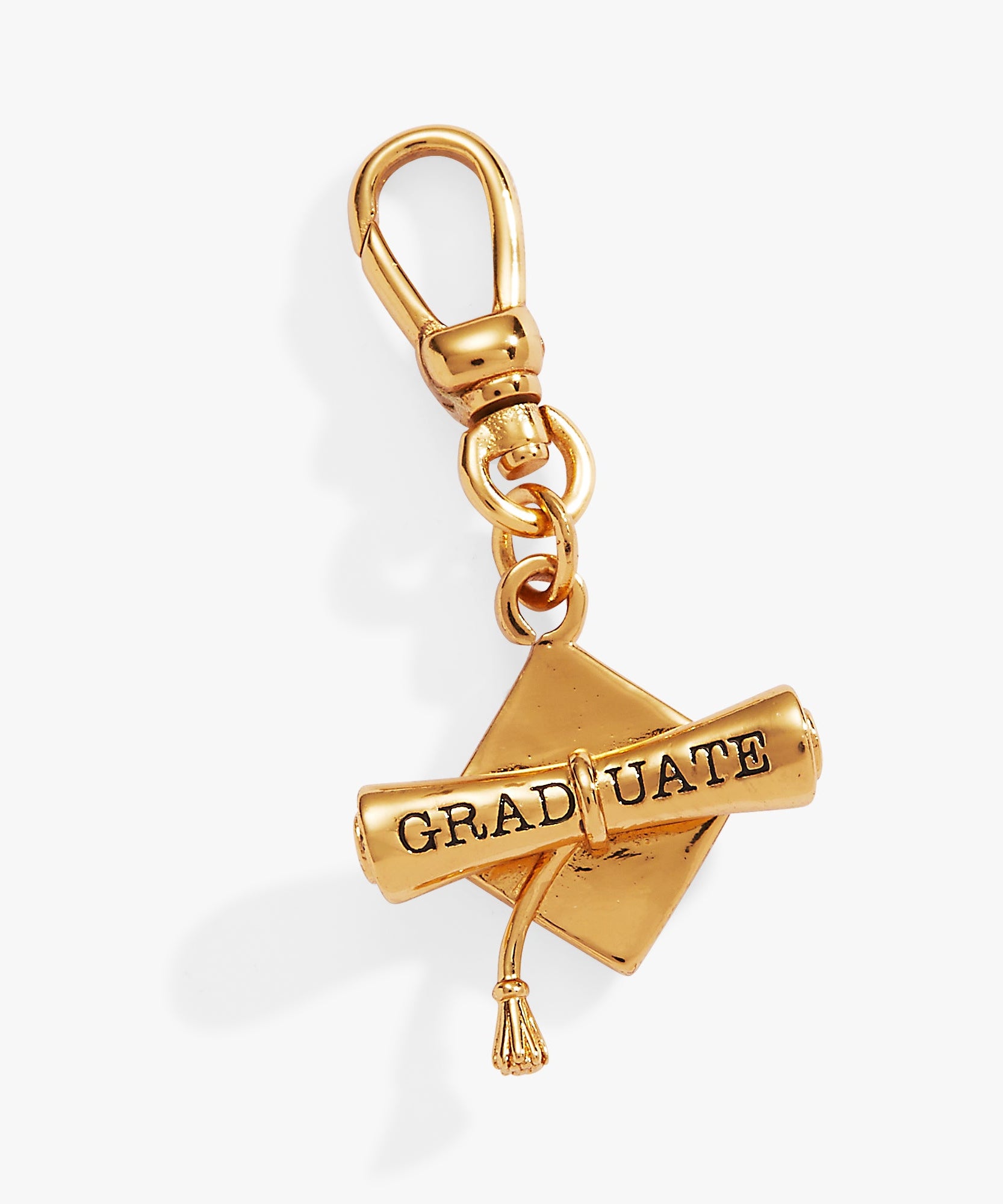 Graduation Cap Fob Clip Bag Charm