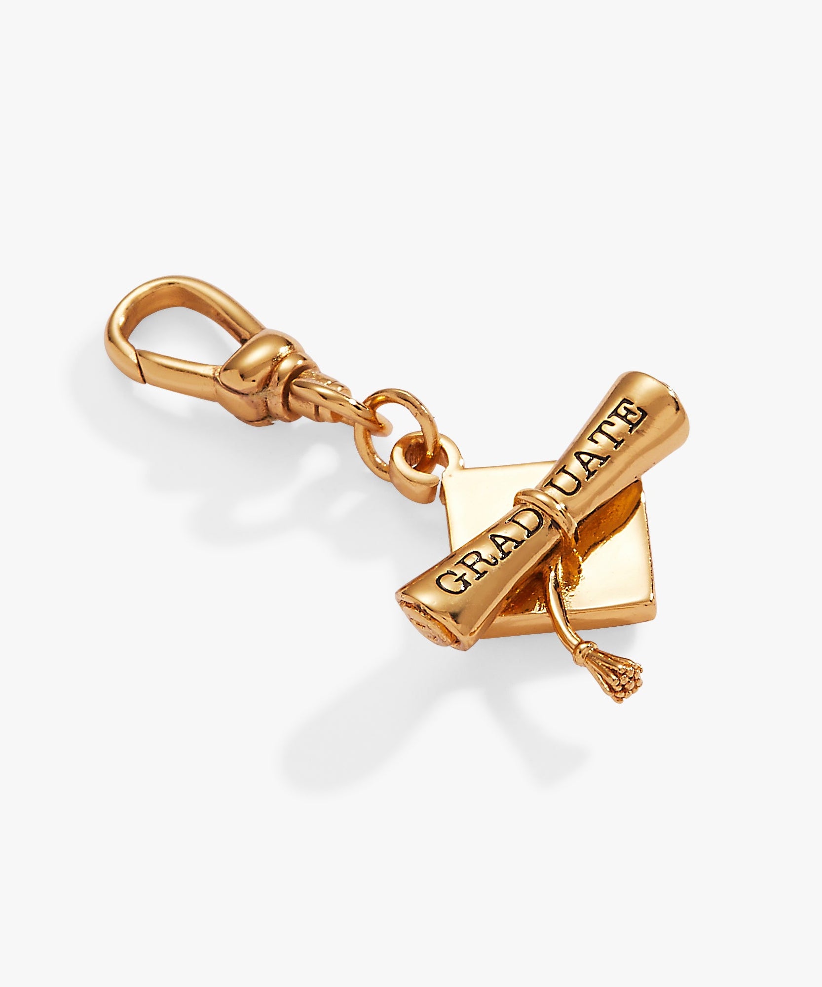 Graduation Cap Fob Clip Bag Charm
