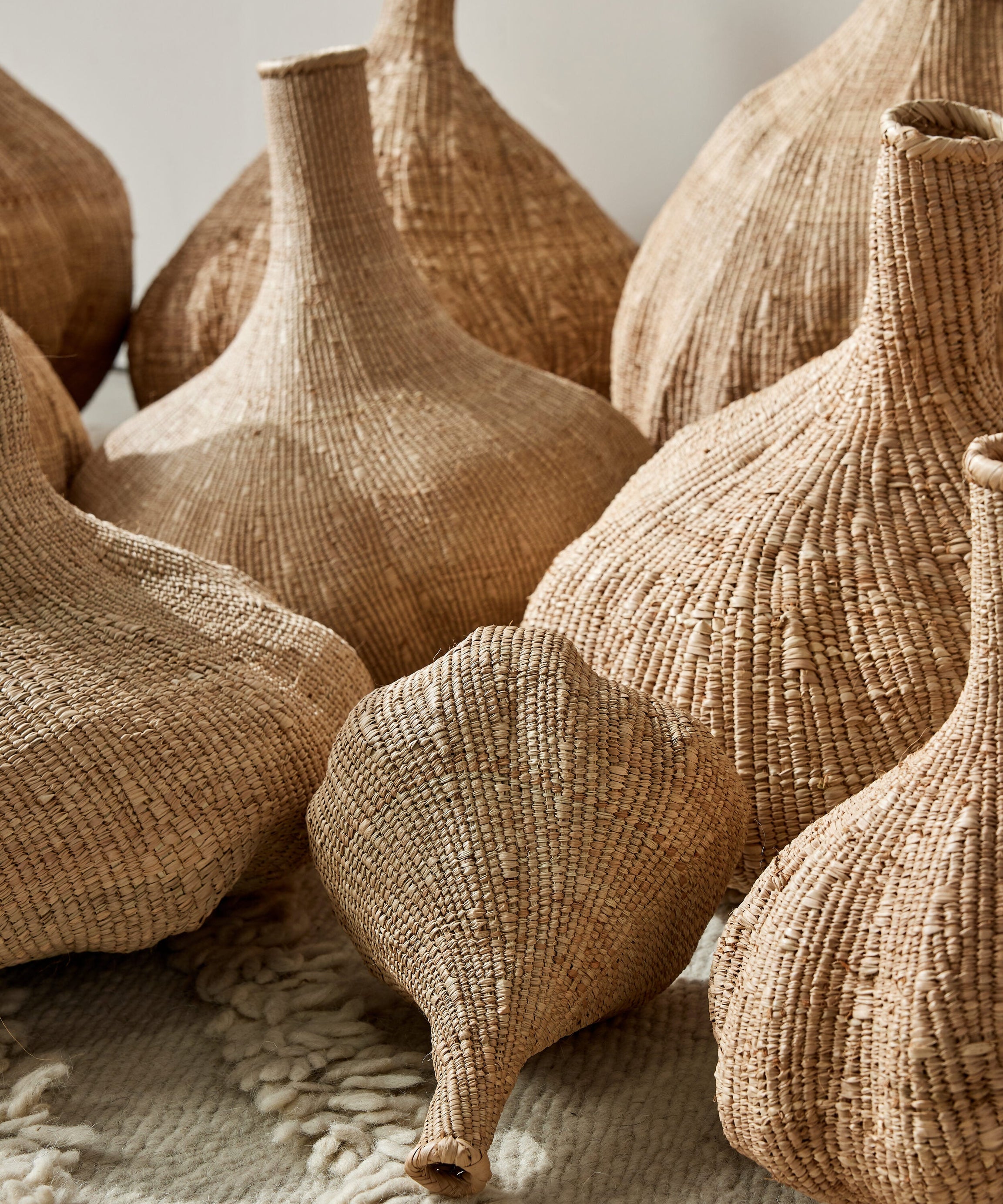 Long-Necked Ilala Garlic Gourd Basket