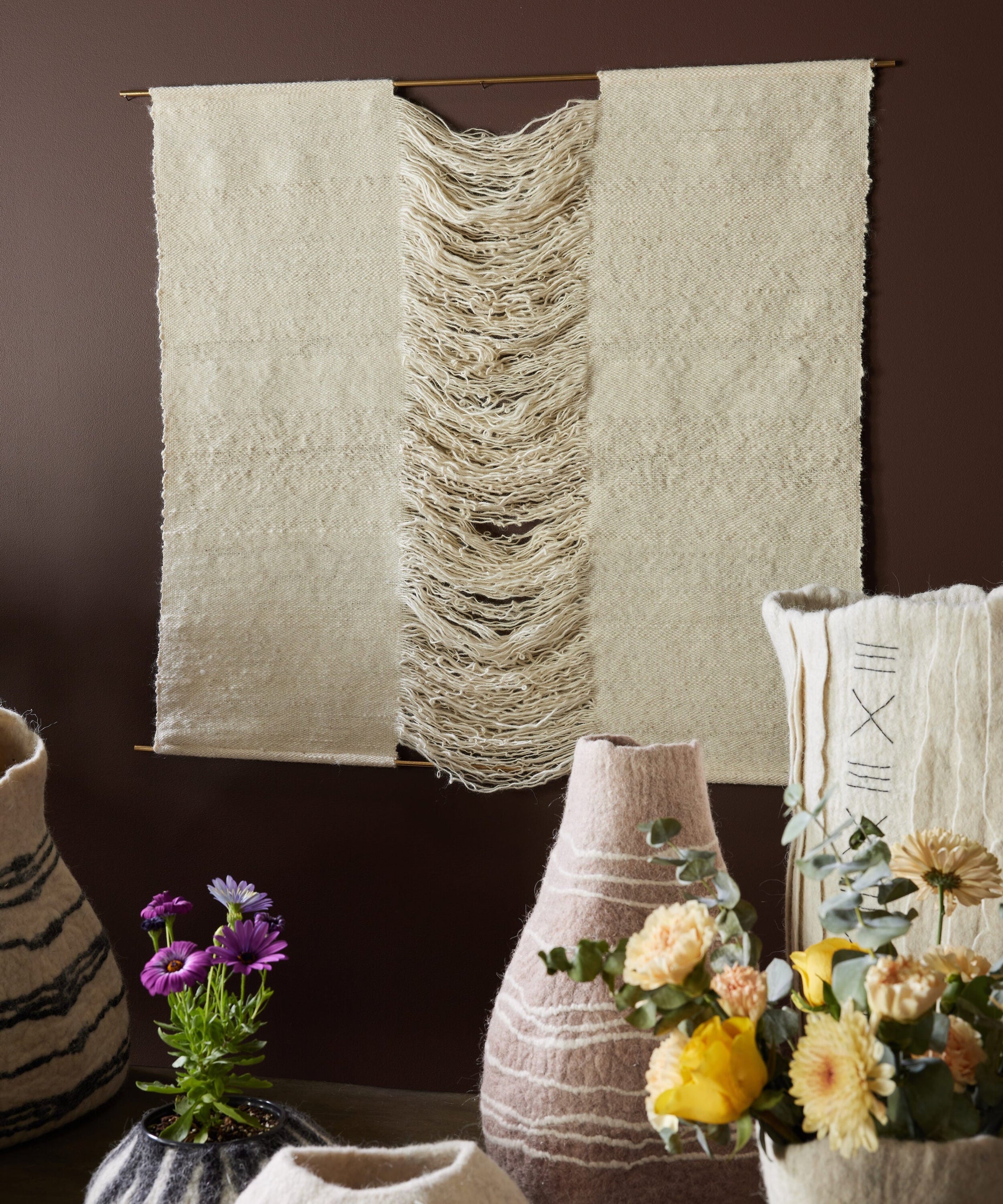 Respiro Handwoven Cotton Wall Hanging