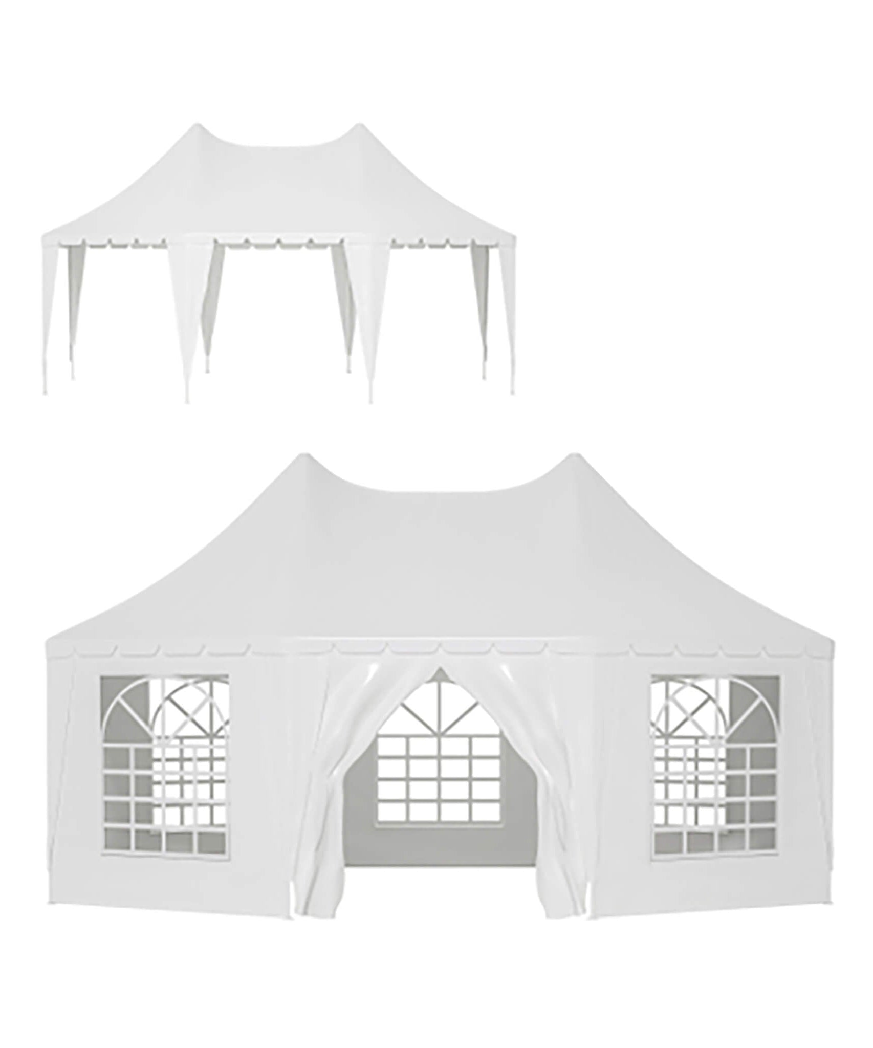 [20X15FT] Extra-Large Heavy-Duty Outdoor Waterproof Party And Wedding Tent With Steel Frame (SAK07645)