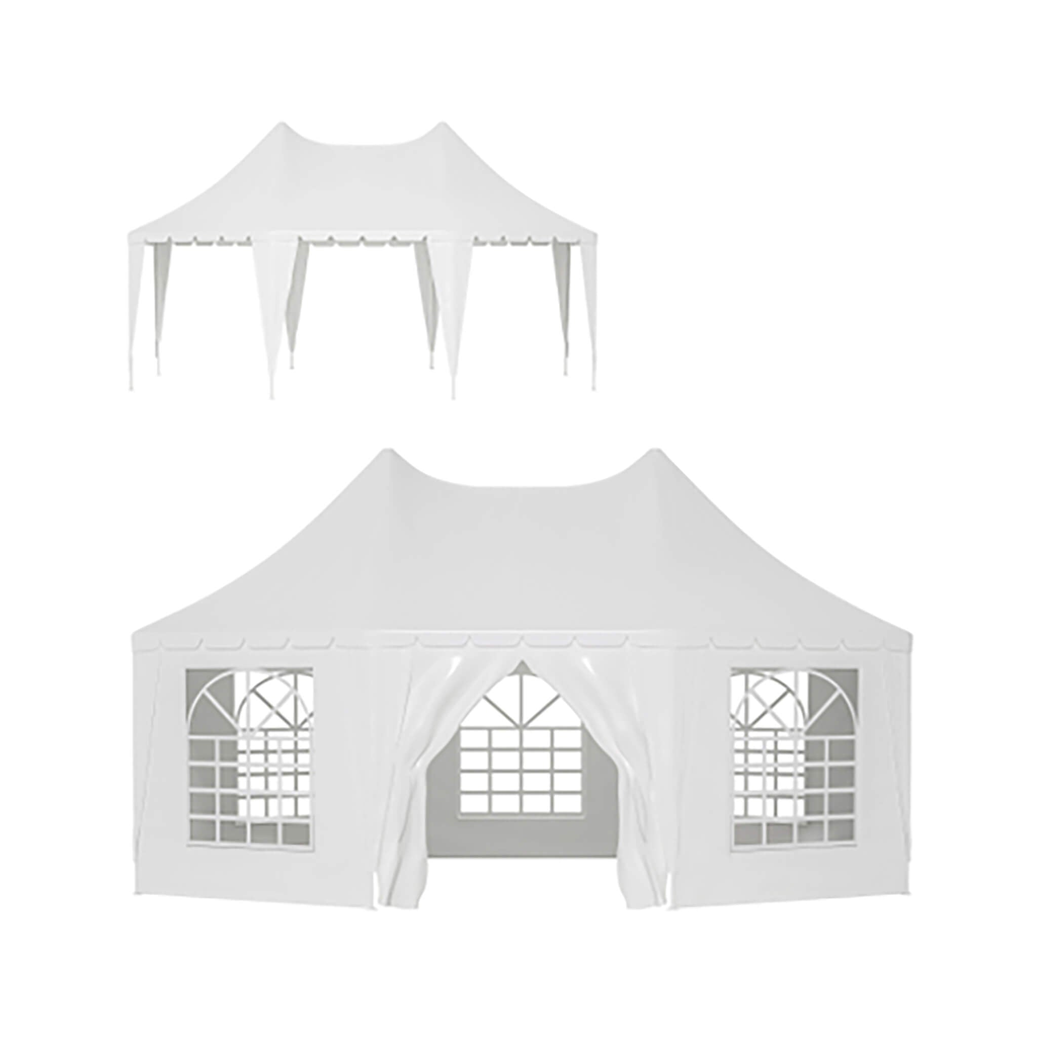 [20X15FT] Extra-Large Heavy-Duty Outdoor Waterproof Party And Wedding Tent With Steel Frame (SAK07645)