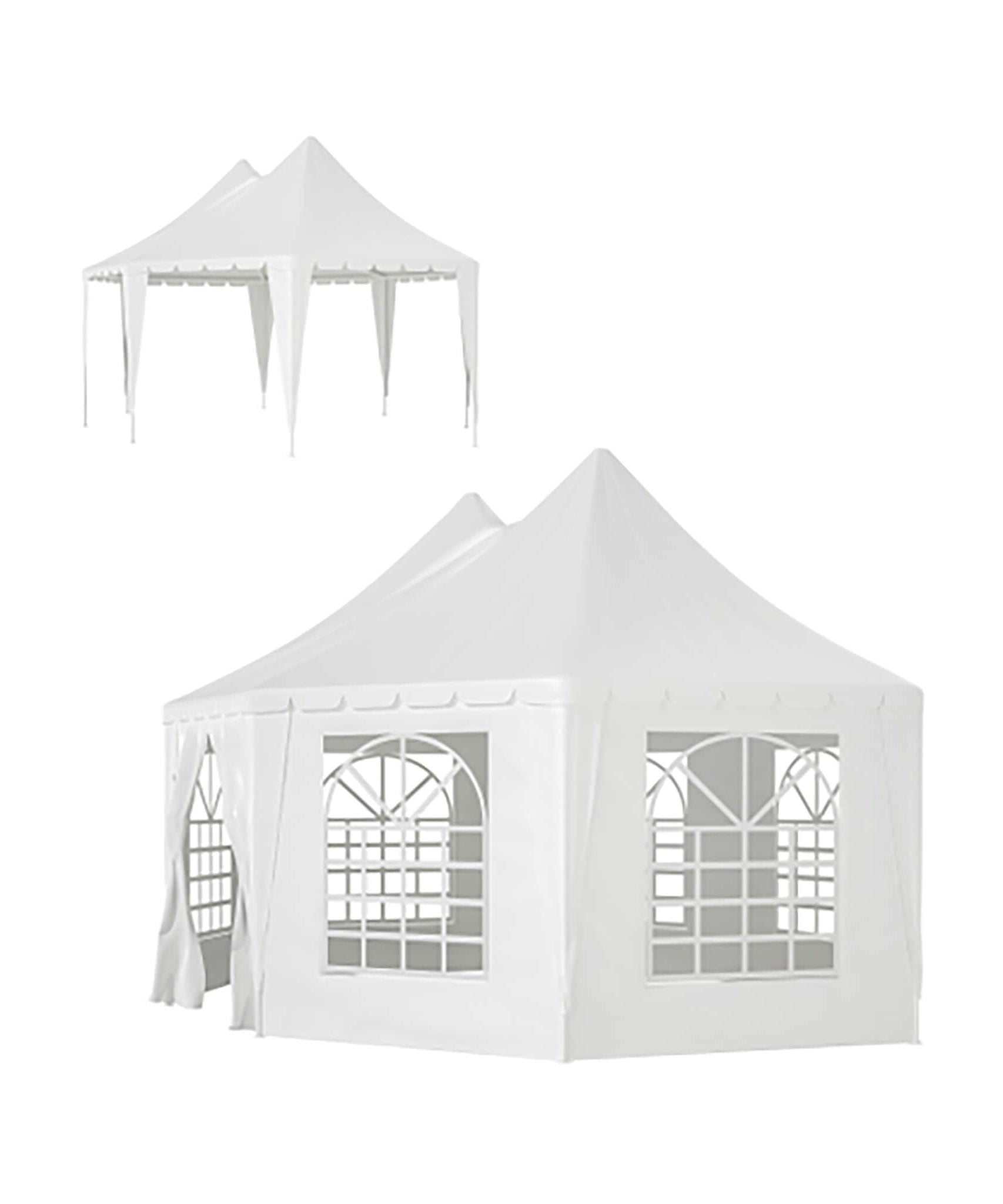 [20X15FT] Extra-Large Heavy-Duty Outdoor Waterproof Party And Wedding Tent With Steel Frame (SAK07645)