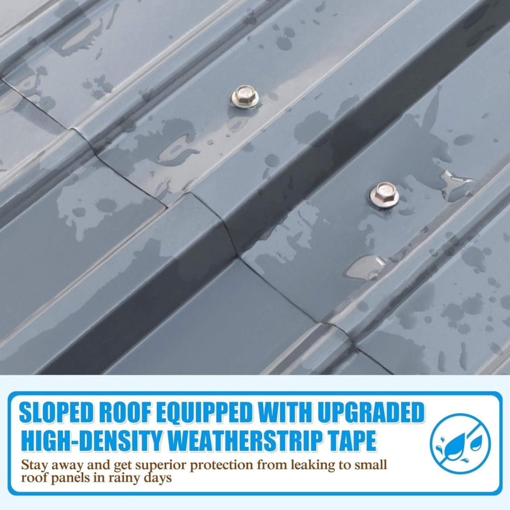 [20X20FT] Alora Extra Large Premium Heavy-Duty Outdoor Metal Carport Shelter (SAK97425)