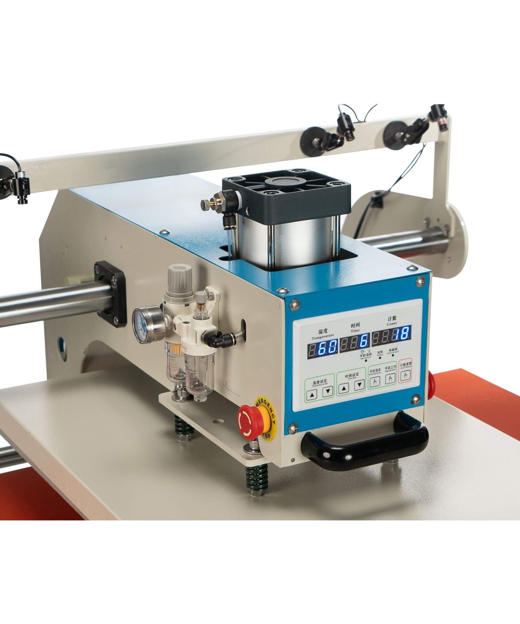 [20X28-Inch] Industrial Pneumatic Dual Platen Press With Infrared Positioning (SAK31028)