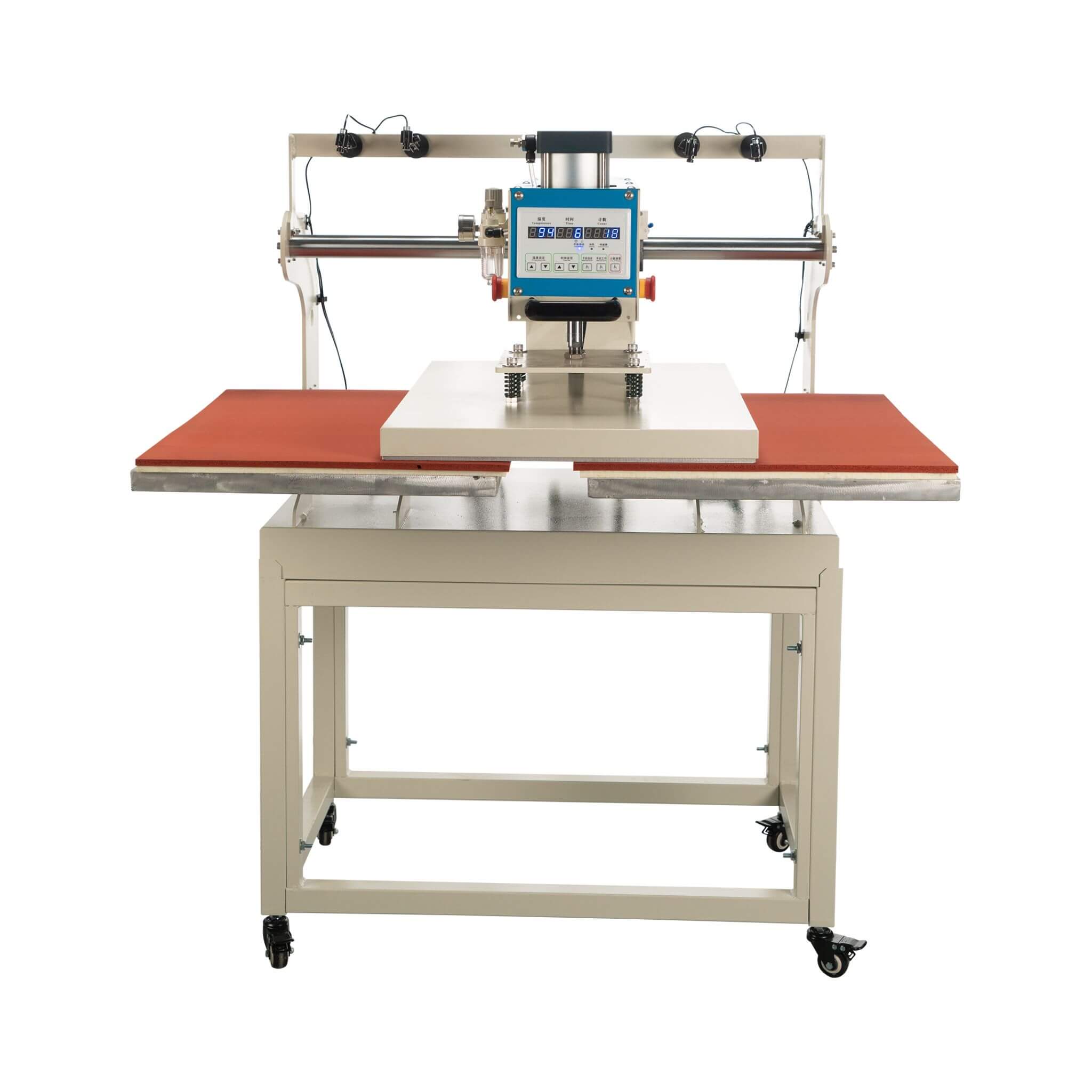 [20X28-Inch] Industrial Pneumatic Dual Platen Press With Infrared Positioning (SAK31028)