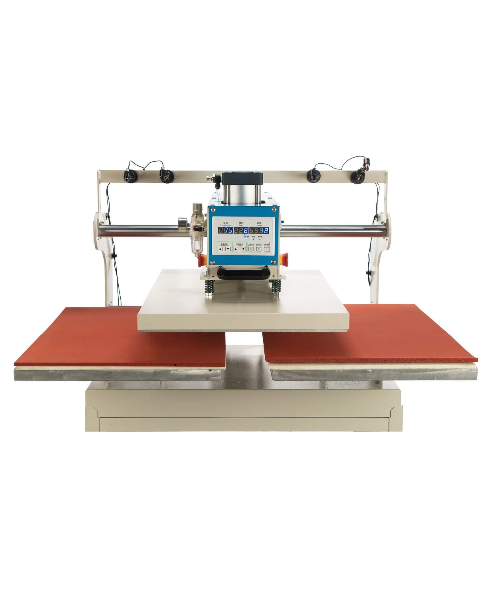 [20X28-Inch] Industrial Pneumatic Dual Platen Press With Infrared Positioning (SAK31028)