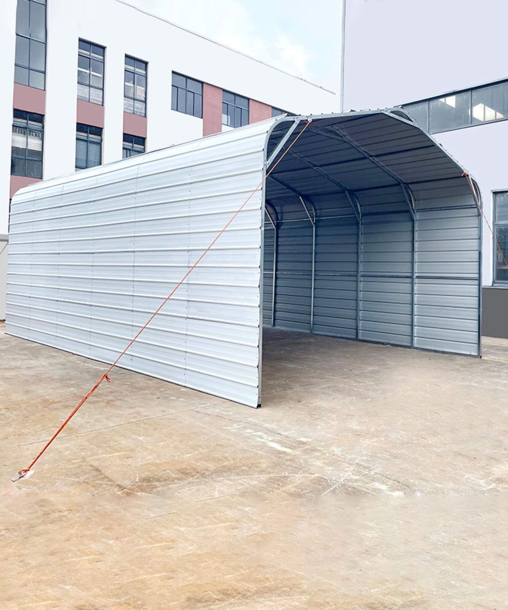 [20X30FT] Alora Heavy-Duty Outdoor Galvanized Steel Carport (SAK21596)