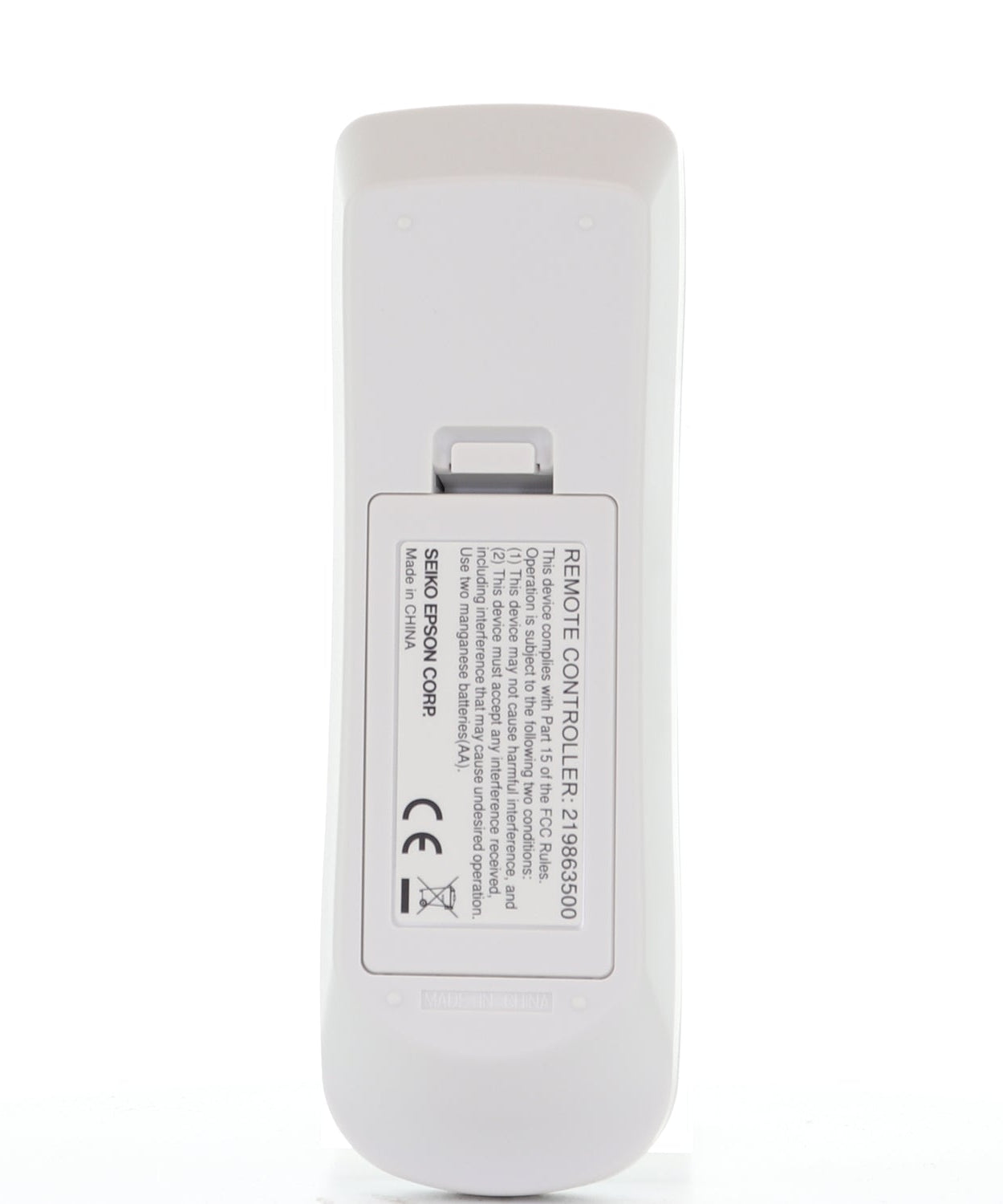 Epson 2198635 PowerLite Projector Wxga Projector Remote Control - 219863500