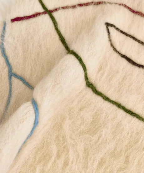 Handwoven Wool Runner Rug Bloom