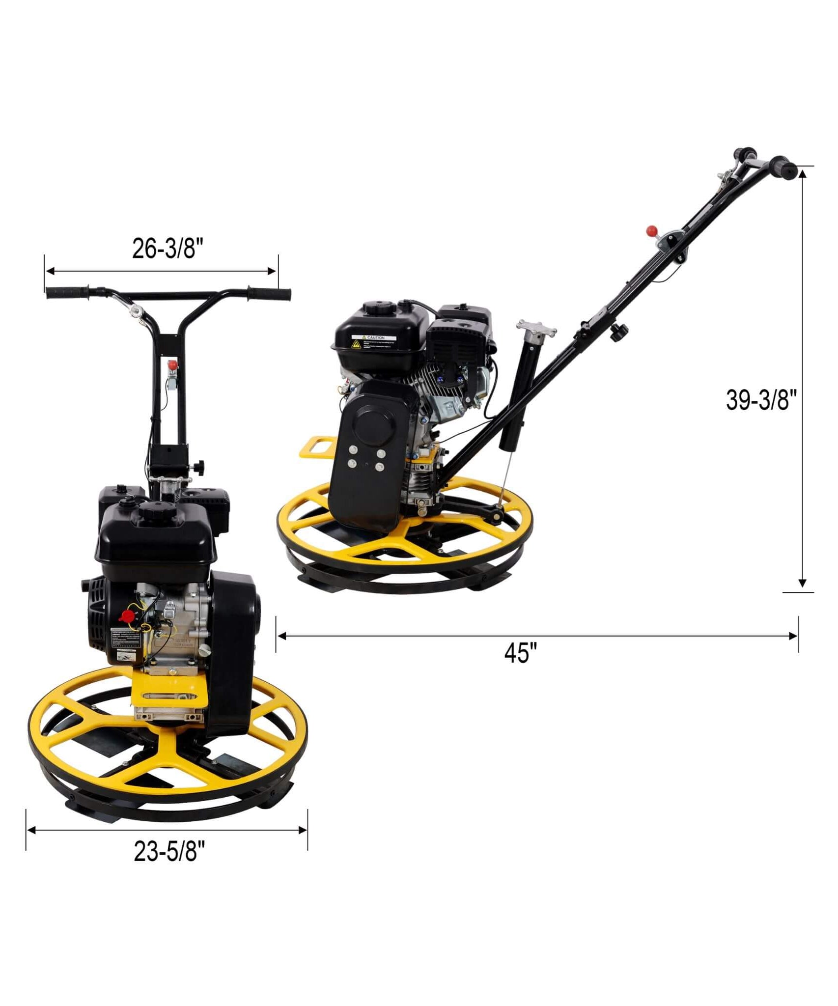 22-Inch 7HP Gas-Powered Walk-Behind Concrete Surface Finisher (SAK61802)