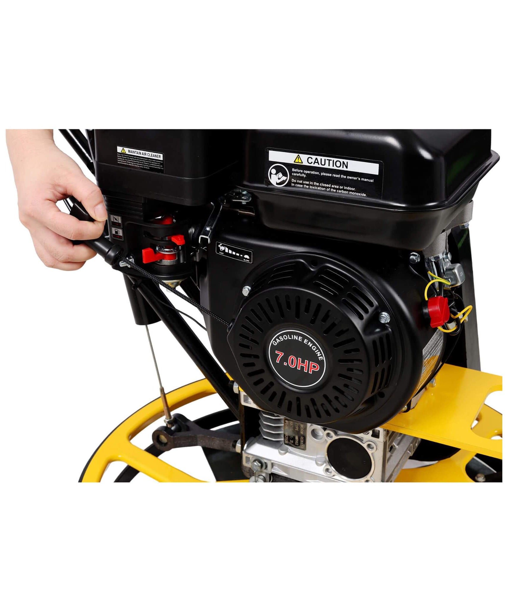 22-Inch 7HP Gas-Powered Walk-Behind Concrete Surface Finisher (SAK61802)