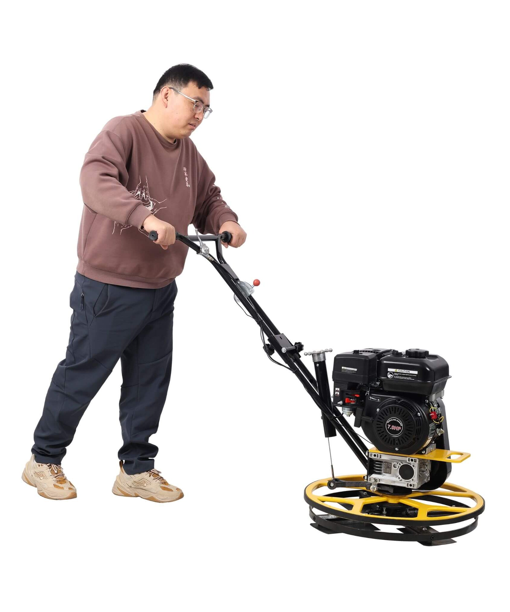 22-Inch 7HP Gas-Powered Walk-Behind Concrete Surface Finisher (SAK61802)