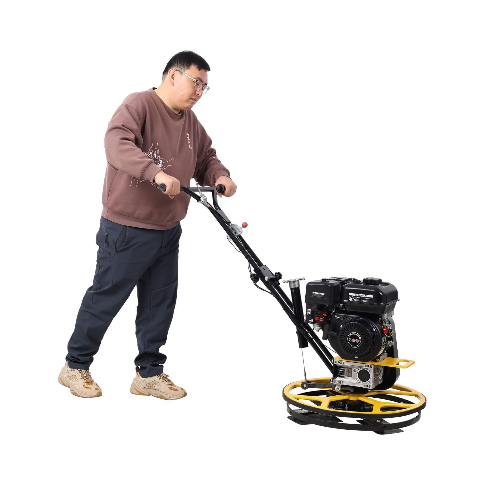 22-Inch 7HP Gas-Powered Walk-Behind Concrete Surface Finisher (SAK61802)