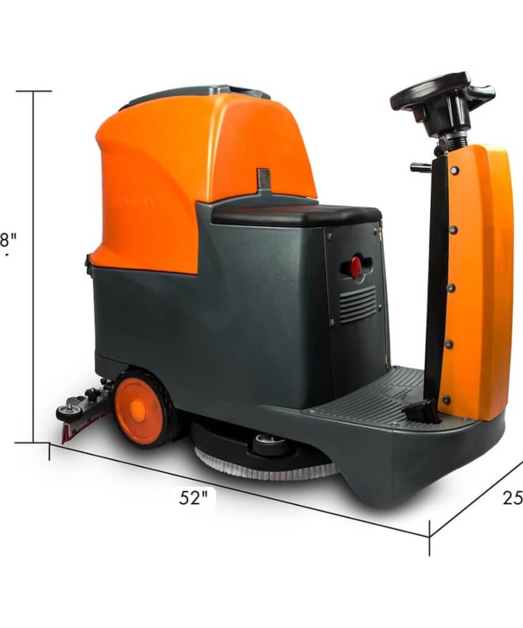 22-Inch Heavy-Duty Electric Industrial Ride-On Floor Scrubber With Dual Tanks (SAK40597)