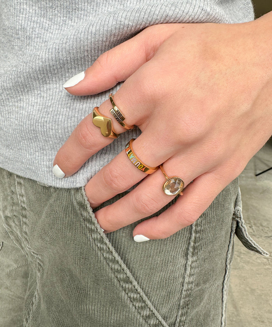 Gold You Matter Ring