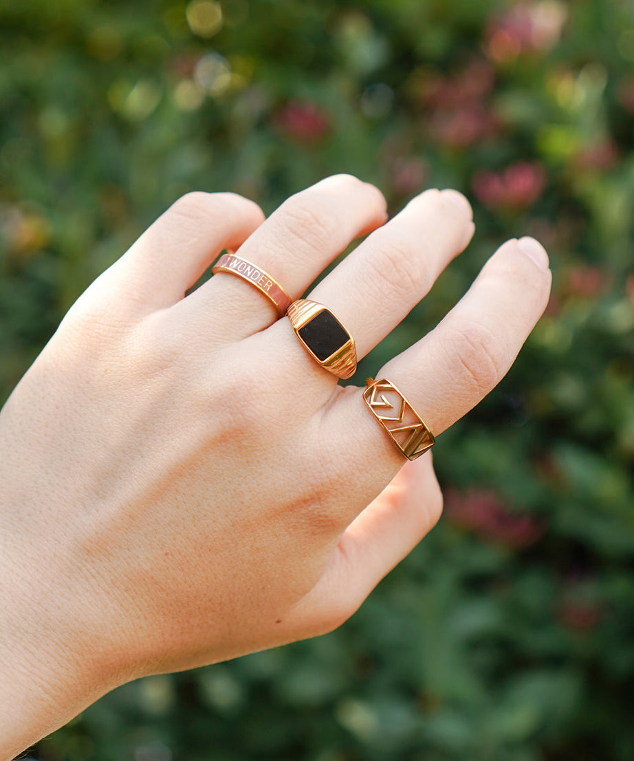 Onyx Signet Ring