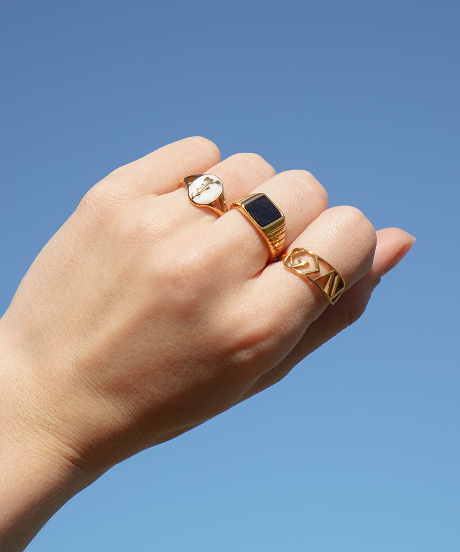 Onyx Signet Ring
