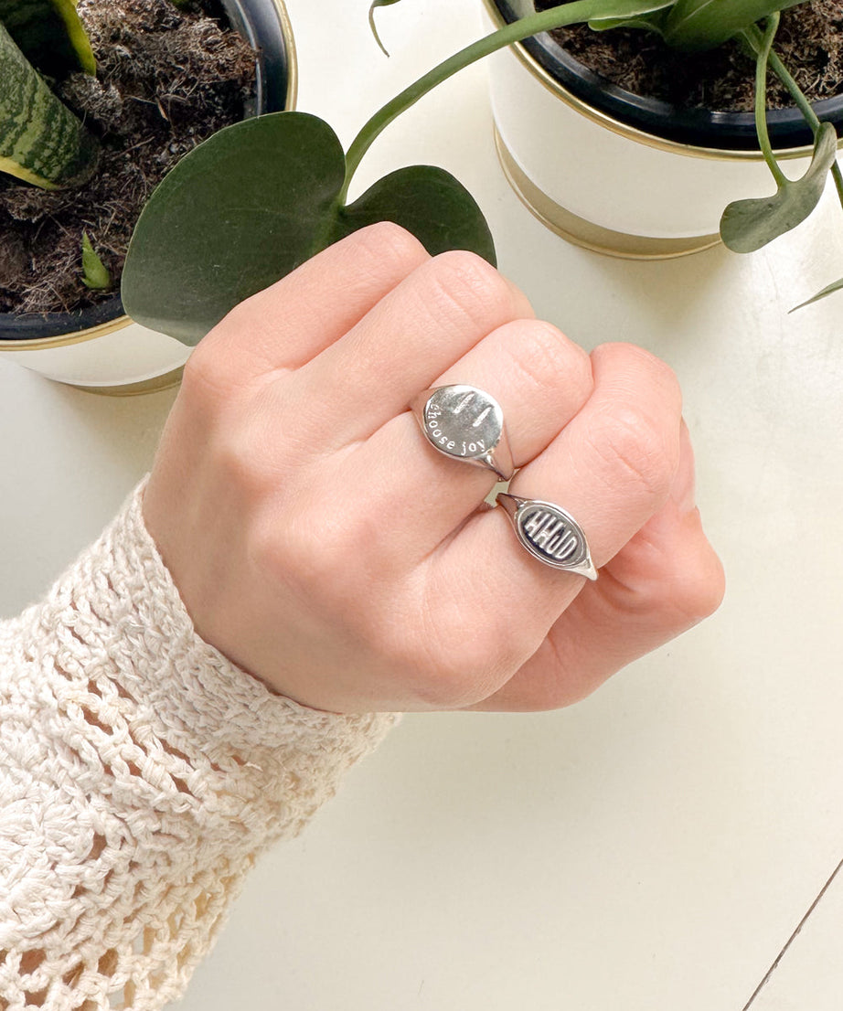 Silver WWJD Ring