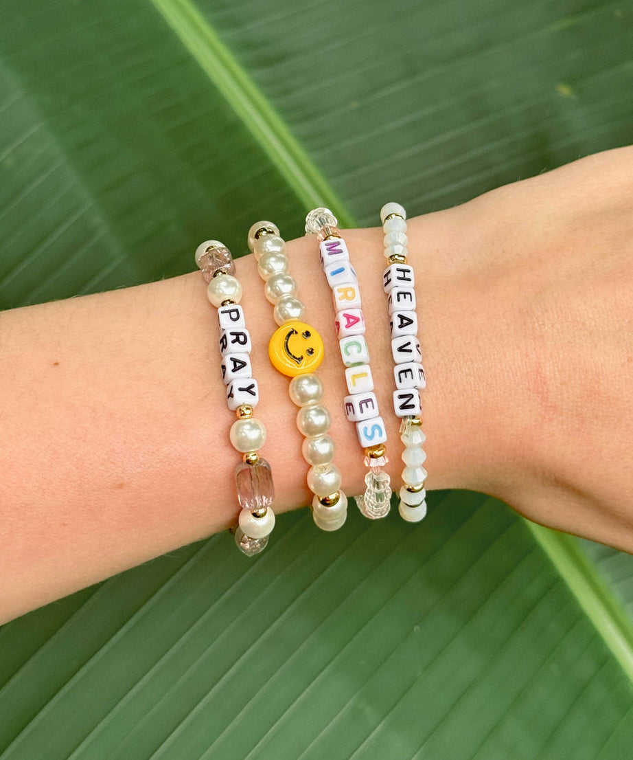 Miracles Letter Bracelet