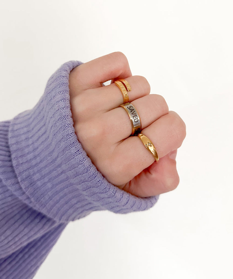 Faith Hope Love Ring