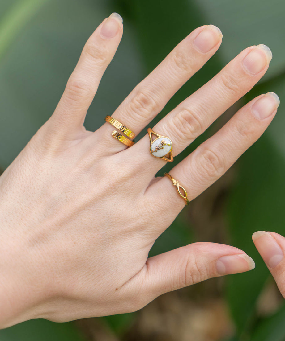 Wildflower Signet Ring