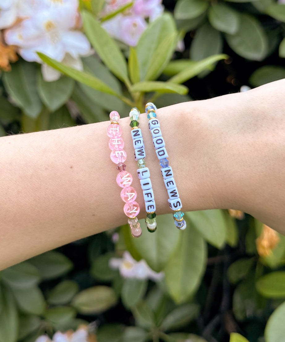 Good News Letter Bracelet