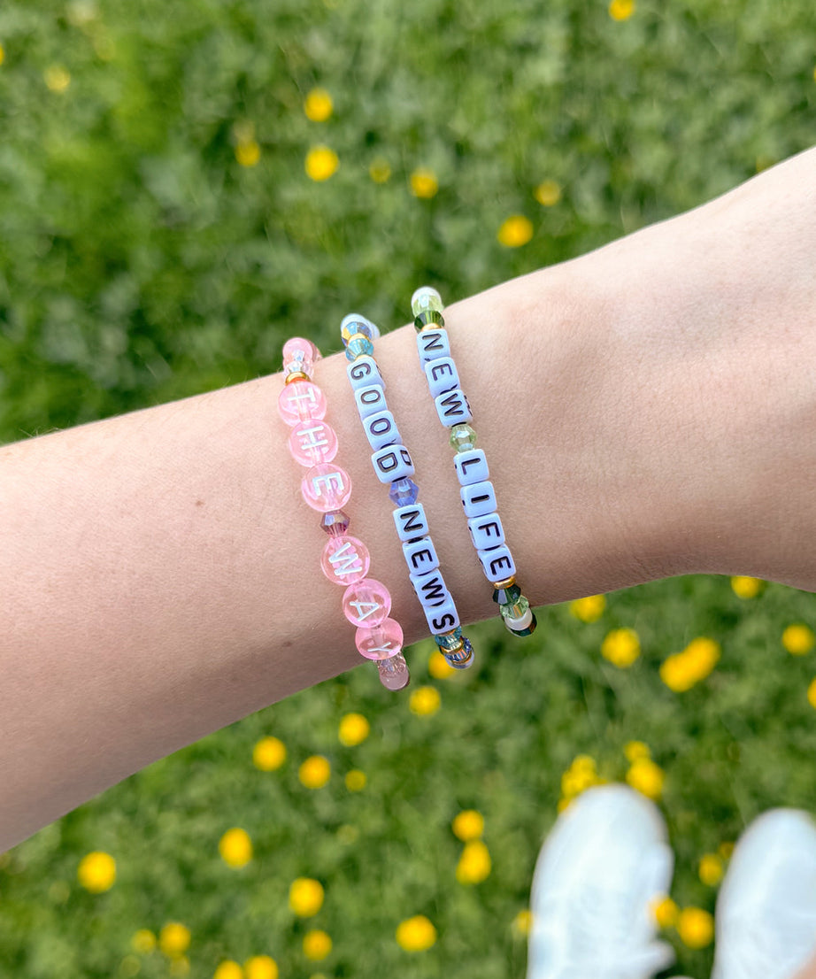 The Way Letter Bracelet