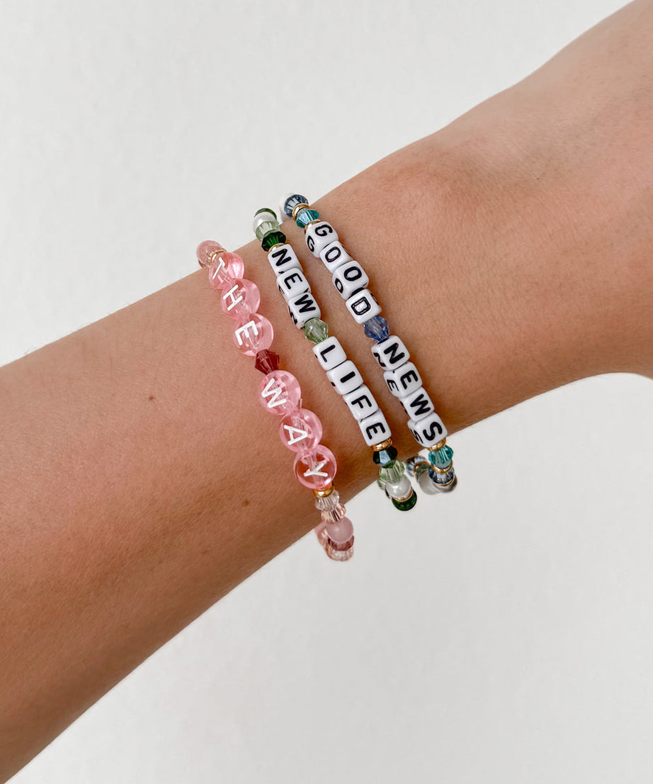 The Way Letter Bracelet