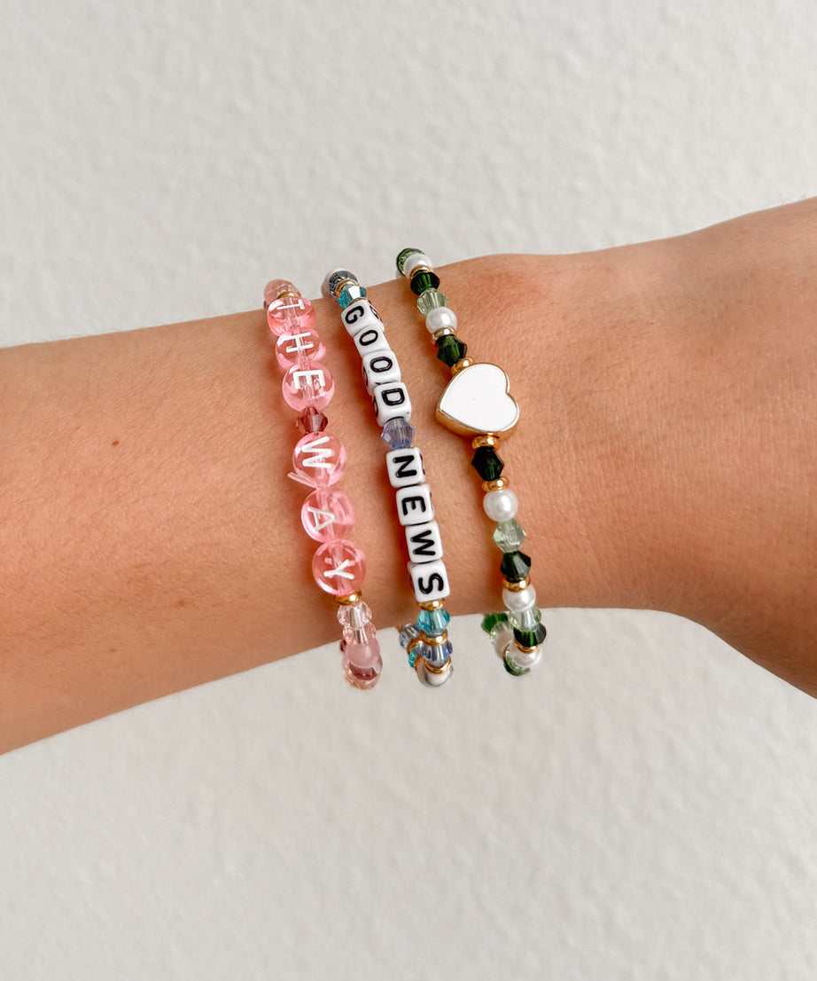 The Way Letter Bracelet
