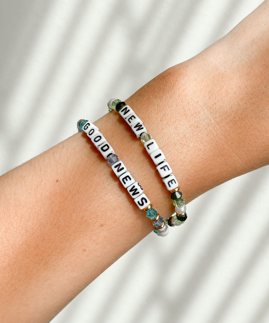 New Life Letter Bracelet